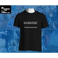 Men's t-shirt gacha games meme
