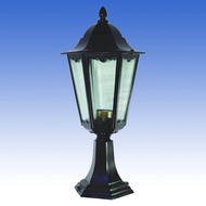 WH Black 6-Sided Base Pole Lamp + LED-5W Model WL-BH65-BK- [LED-5W]