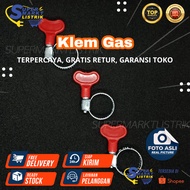 7/8" Stainless Steel LPG Gas Regulator Hose Clamp