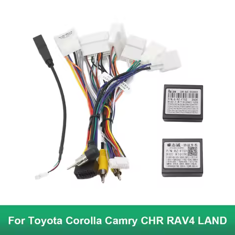 Canbus Box RZ-FT01 RZ-FT52 for Toyota Corolla Camry CHR RAV4 LAND CRUISER Android Car Radio Wiring H