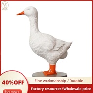 Duck Lamp, 3D Duck Table Lamp, Lifelike LED Lamp, Resin Duck Night Light with USB, White Resin