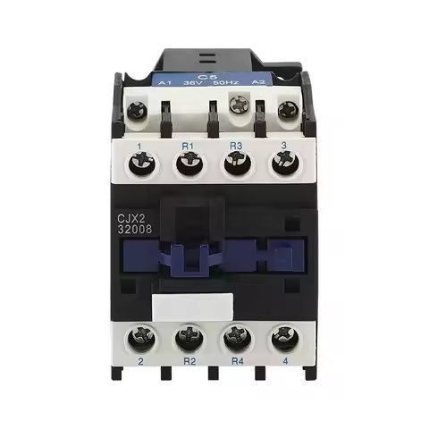 CJX2-32008 32A 2NO+2NC Four-Pole AC Contactor Silver Contact Low Voltage Contactor AC Contactor LC1-