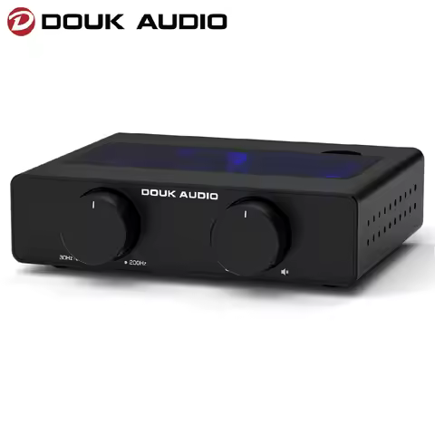 Douk Audio A5 TPA3255 Stereo Amp HiFi Audio Class D Amplifier High-Pass Filter Home Power Desk Amp 3