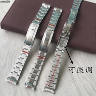 ((All-Match Strap) 20mm Stainless Steel 904L Adjustable Watch Strap Bracelet Suitable for Rolex Black Green Blue Water Ghost Submariner116610