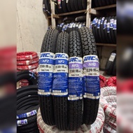 IRC 250-18 NF2 STRAIGHT FLOWER MOTORCYCLE OUTER TIRE WITH STRIPES & 250-18 NR2 PETAK TAHU ( TUBETYPE