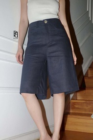 PLOWBRANDS - Urban breeze short ผ้าลินิน *เลือกไซส์เผื่อแน่น1ไซส์  กางเกงขาสั้น S-2XL Effortless ele