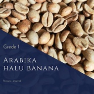 arabika green Bean HALU BANANA peroses ANAEROB grede 1