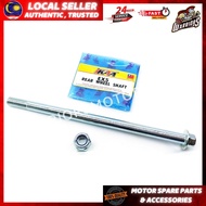 HONDA C70/GBO/FAME/EX5/EX5 DREAM TAYAR WHEEL SHAFT WITH NUT [REAR] HONDA 22.5CM 225MM BATANG SAP NORIFUMI BELAKANG SAP