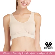 Wacoal Seamless Bra ชุดชั้นในไม่มีโครงรูปแบบสวมหัว - WH9C24