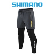 1204Shimano ใหม่ กางเกงเลกกิ้งลําลอง ผ้ายืด แห้งเร็ว เหมาะกับการวิ่ง ออกกําลังกาย ตกปลา 2023