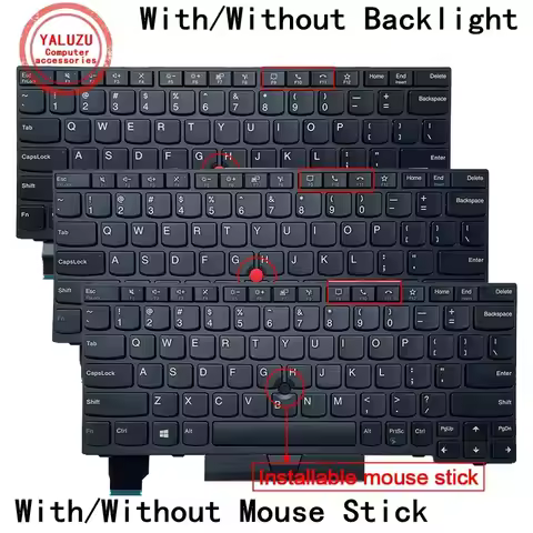 % New US Keyboard Thinkpad X13 Gen1/X13 Gen3/L13 Gen2/L13 Gen3/L13 Yoga Gen 2 English Laptop
