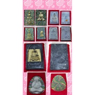 1SET 6AMULET LP PAE WAT PIKUNTHONG PHRA SOMDEJ 5PCS & PHRA PIDTA 1PCS PROMOTION SET BE:2539539