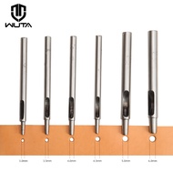 WUTA Leather Hollow Punch SPC Alloy Tool Steel Round Hollow Hole Punch Cut Leather Rubber Paper Soft