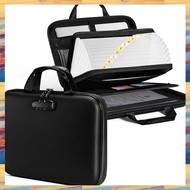 Fireproof Document Organizer Box with Lock &amp File Folder Hard Case Fire Proof Safe Bag for Docume