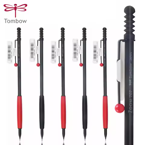 Limited TOMBOW ZOOM707 Automatic Pencil Mini Slim Design Drawing Painting Sketch Metal Rod Stationer