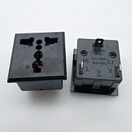 Power socket Black Universal Electrical Outlet Extender CE Multifunction International Socket Module