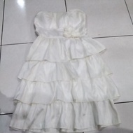 Woman Crop Top Dinner Dress