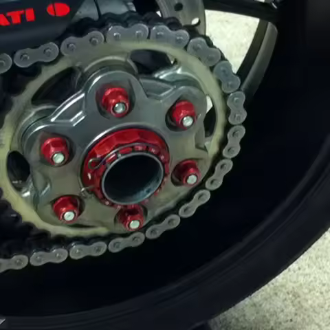 M10*1.0 CNC Rear Sprocket Wheel Axle Nuts For Ducati Streetfighter 848 Xdiavel/S Hypermotard 821 939