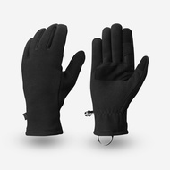 QUECHUA 成人刷毛多日登山手套 MT500－黑色