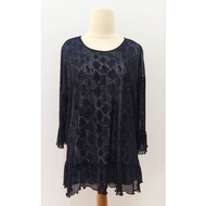 Fickle Mug Overlay Blouse (SIZE L)