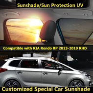Magnet Car Window Sunshade Compatible With KIA Rondo RP 2013‑2019 RHD Car Accessories Car Curtains S