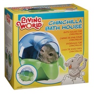 Living World Chinchilla Bath House / Small Animal Accessories