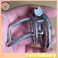 Lzpingkon【Ready Stock】Stainless Steel Stealth Lock Male Chastity Device Cock Cage Virginity Lock P Lock Cock Ring