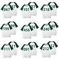 Squid Game Sportswear Sportswear Squid Game Role-Playing Costume Short Sleeve 456