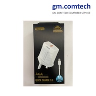 Roxens A6M / A6T /A6A Pengecas Kuasa Pengecas Cepat 3.0