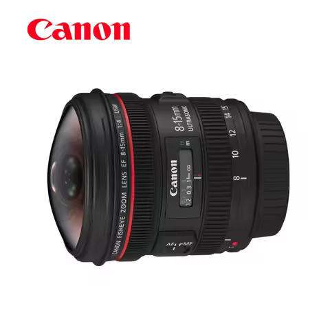 Canon EF 8-15mm f/4L Fisheye USM Ultra-Wide Zoom Lens for Canon EOS SLR Cameras