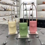 PB9 Singapore CNK 50270819 ladies square buckle one shoulder messenger mini mobile phone bag【bagforh