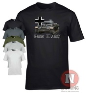 men tops t shirt Panzer 3 Ausf J WW2 German Military Armour Tanks Panzerkampfwagen T-Shirt. Summer C