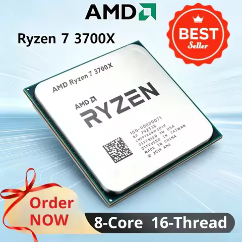 100% Brand New 2026 AMD Ryzen 7 3700X R7 3700X 3.6 GHz 8-Core 16-Thread CPU Processor 65W 7NM L3=32M
