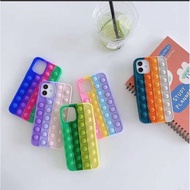 Pop It Fidget Toy Rainbow Silicone Case Samsung S21ultra A13(5G) A04s A21 A21s