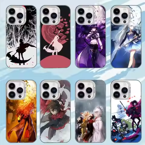 Anime R-RWBY Phone Case For iPhone 17,16,15,14,13,12,11,Mini,Pro,MAX Matte Shockproof Phone Case