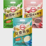 台糖 豆漿燕麥/紅豆紫米藜麥/綠豆薏仁銀耳各1袋(共3袋;10包/袋)