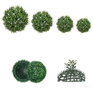 Shwnee Artificial Topiary Plant  With Realistic Flower Hanging Plastic Grass Sphere