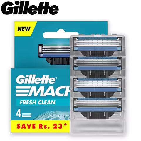 Gillette Mach3 Razor blades Gillette Mach3 Razor Refills for Men, 4/8 Pcs Razor Blade Refills,stainl