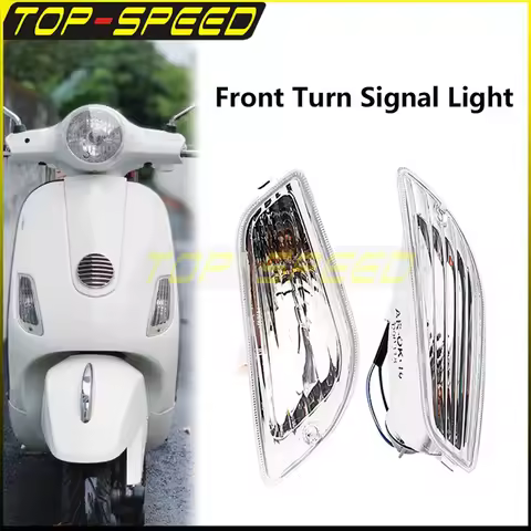Front / Rear 1 Pair Turn Signal Light Motorbike ABS Clear Amber Indicator Blinker Tail Lamp For LX50