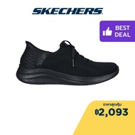 [Best Seller] ⚡ Skechers สเก็ตเชอร์ส รองเท้าผู้หญิง Women Slip-Ins Sport Ultra Flex 3.0 Brilliant Path Shoes - 149710-BBK Air-Cooled Memory Foam Comfort Pillow, Engineered Knit, Machine Washable, Slip-Ins, Stretch Fit, Vegan