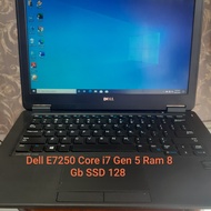 Dell E7250 Core i7 Gen 5 Ram 8 Gb SSD 128 Gb