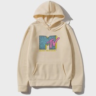 Spring and Autumn Mens Hoodie Mtv Music TV Printed Pullover Sweatshirt streetwear hoodie bape 22ss