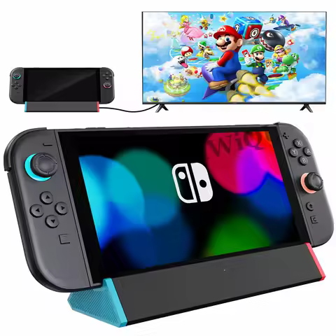 Portable TV Dock Station for Switch 2 (2025),With 4K@120Hz HDMI Adapter/Type C Port/USB Port /100W C