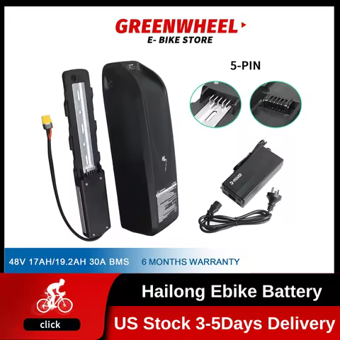 Original Electric Cycle Battery Pack 48V 36V Hailong Yingwu 21700 18650 Cells 13Ah 17.5 20Ah eBike L