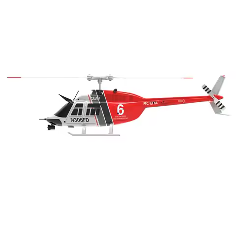 1/33 C138 RC Helicopter 6-axis Gyro 6CH 2.4G Transmitter Flybarless One-key Take-off/landing 6G Mode