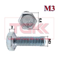 Galvanized bolt M3