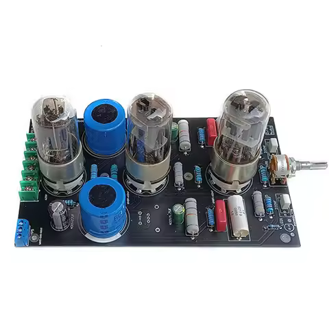 Assembled 6Z5P+6N8P*2 (6SN7)Tube Pre-amplifier Board Bile Rectifier for HIFI AMP