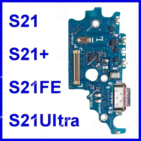 Charger USB Jack Board For Samsung Galaxy S21 Plus Ultra FE S21+ G991 G996 G990 G998 USB Charging Bo