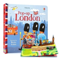 Usborne หนังสือ Pop Up London 3D Flip Books Board Book English Story Book Bedtime Reading Book for Kids Toddler Children Book Leanrning Education หนังสือป๊อปอัพ สามมิติ นิทานภาษาอังกฤษ หนังสือเด็ก บอร์ดบุ๊ค ภาพสามมิติ เสริมพัฒนาการเด็ก ของเล่นมอนเตสซอร