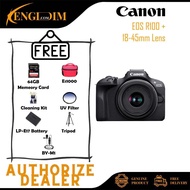 Canon EOS R100 Mirrorless Camera with 18-45mm Lens (Canon Malaysia Warranty)